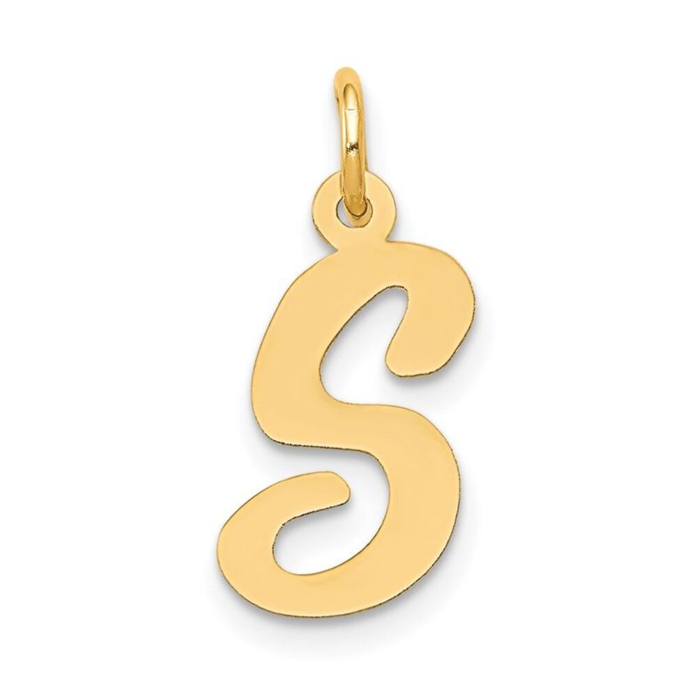 Kazi Luxury 14k Yellow Gold Medium Script Letter … - image 1